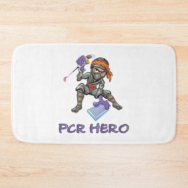 Item preview, PCR Hero Character Design for DNA Biotechnology Lab Scientists designed and sold by Zit-Zat-Zot.