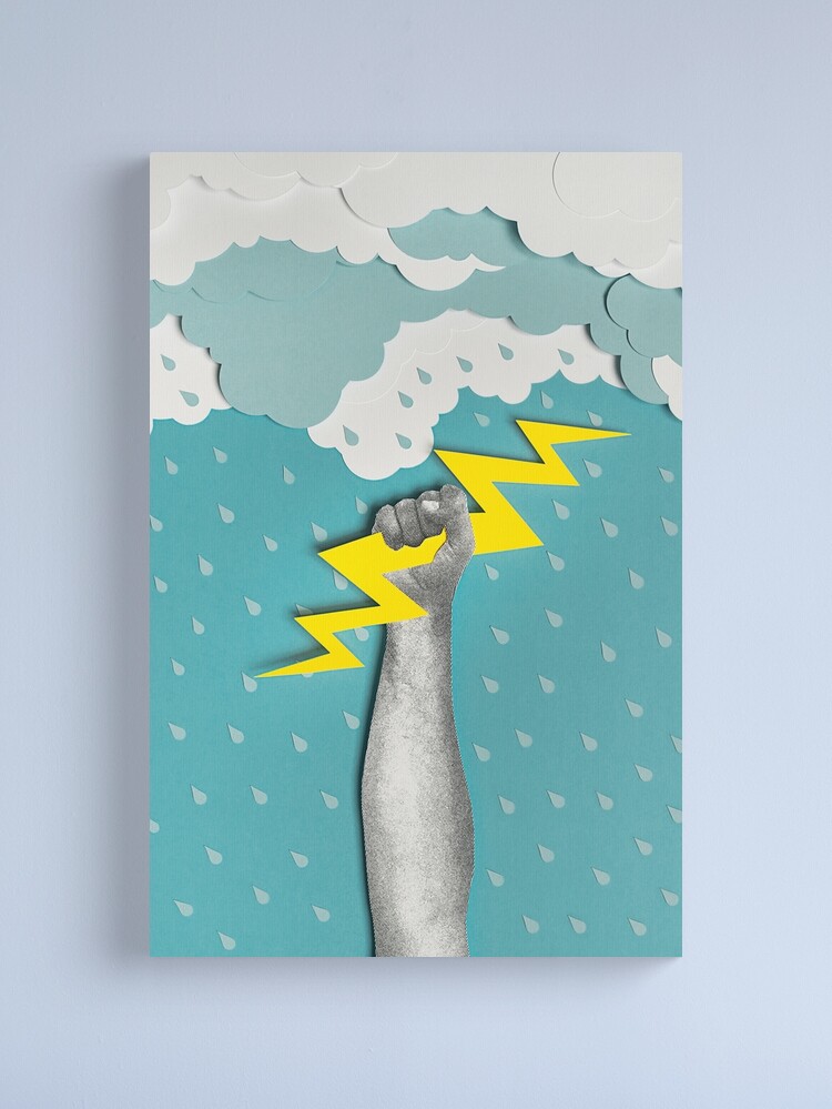 Vista alternativa de Lienzo Rayo en la tormenta