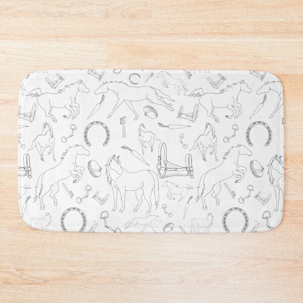 Item preview, Equestrian life horse pattern  designed and sold by izzycorrea.