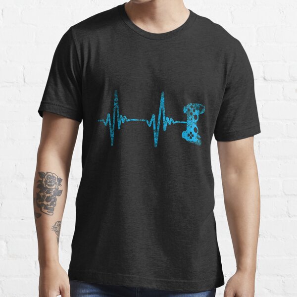 gamer heartbeat t shirt