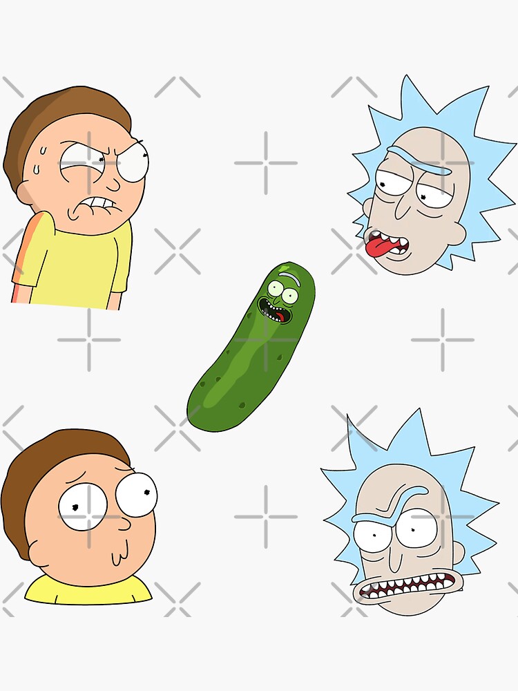 Rick and Morty set by hala-