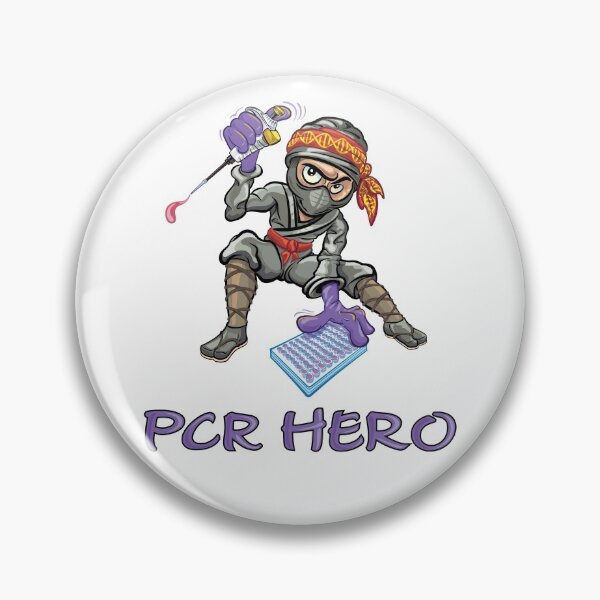 Item preview, PCR Hero Character Design for DNA Biotechnology Lab Scientists designed and sold by Zit-Zat-Zot.