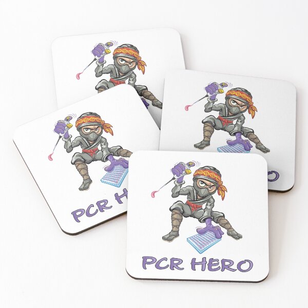 Item preview, PCR Hero Character Design for DNA Biotechnology Lab Scientists designed and sold by Zit-Zat-Zot.