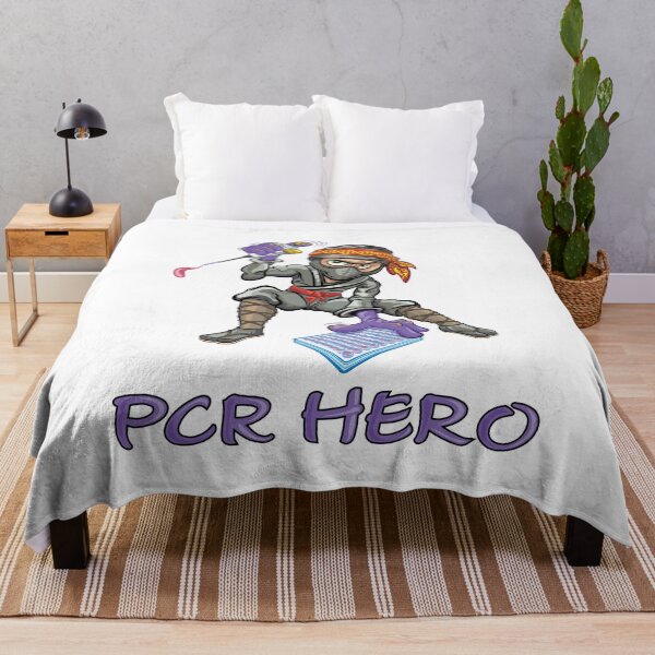 Item preview, PCR Hero Character Design for DNA Biotechnology Lab Scientists designed and sold by Zit-Zat-Zot.