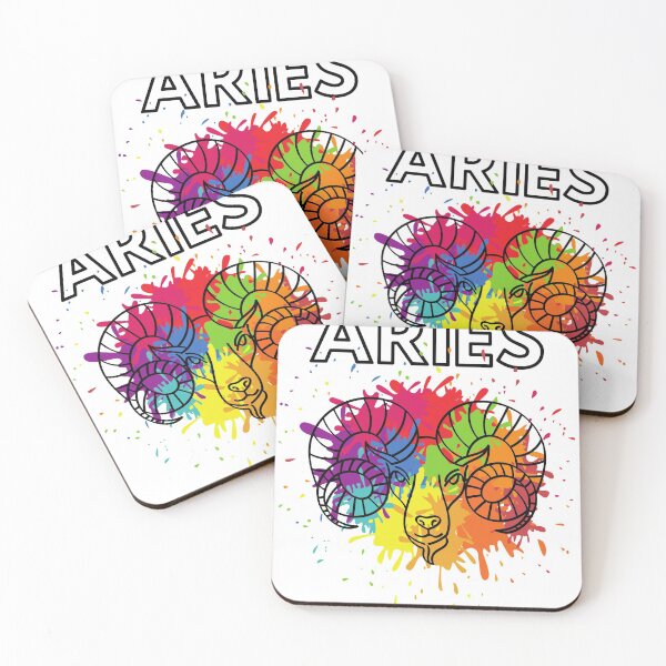 Item preview, ARIES Colorful Paint splash Ram designed and sold by spoeg.