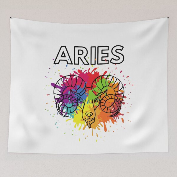 Item preview, ARIES Colorful Paint splash Ram designed and sold by spoeg.