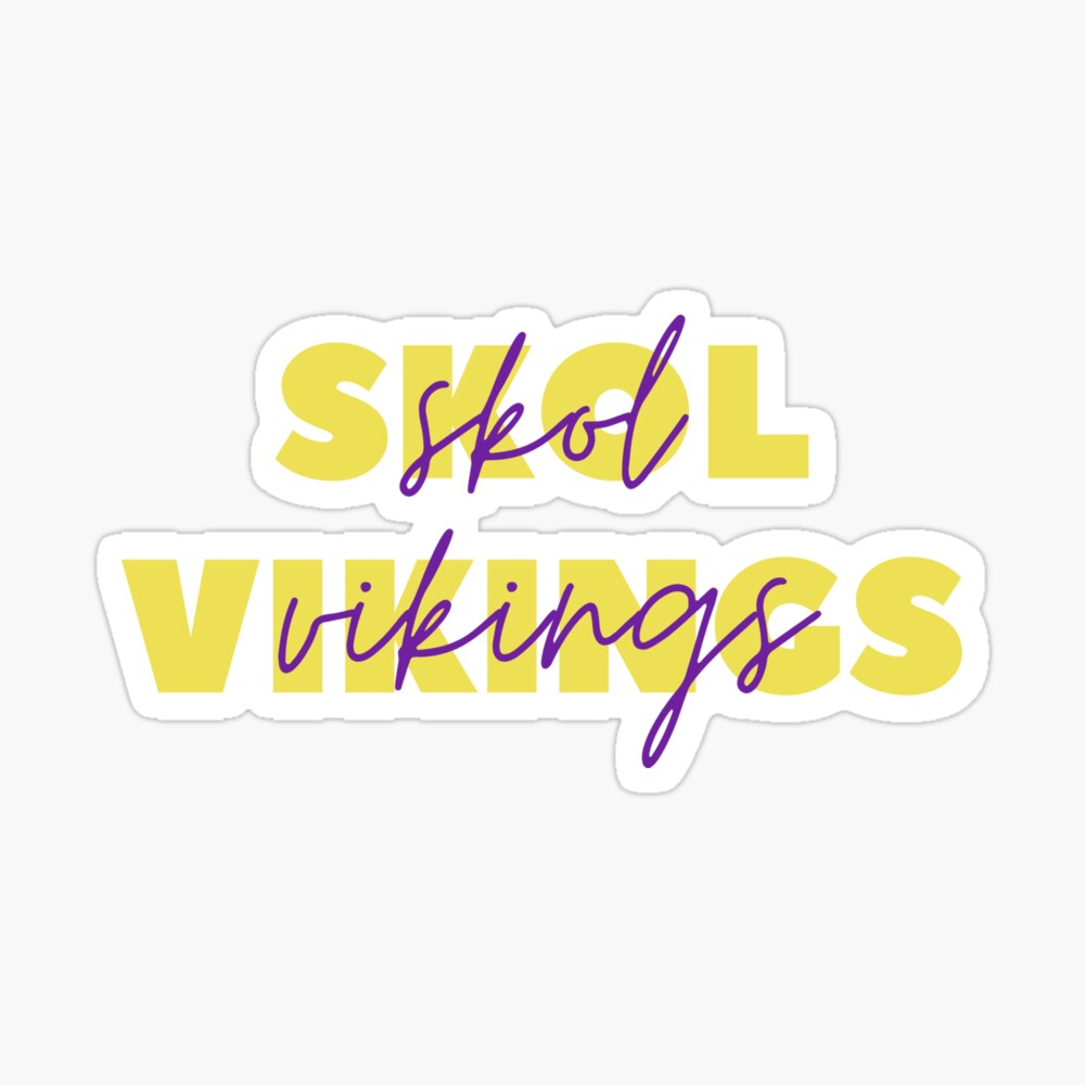 SKOL! Minnesota Vikings Chant Greeting Card for Sale by Kristen