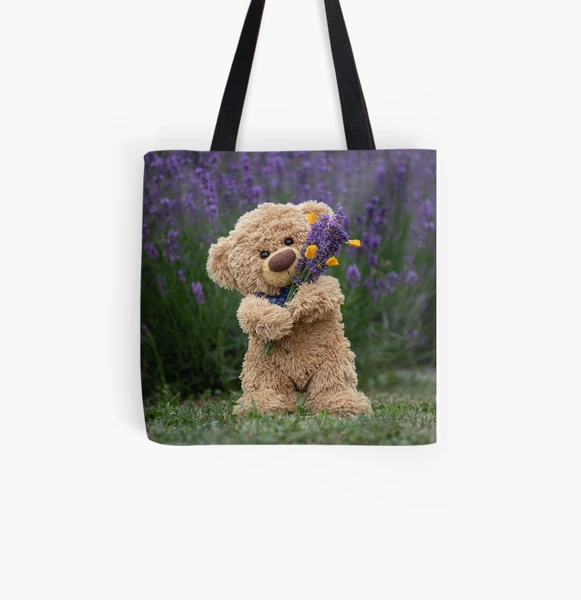 Traveling teddy with lavender