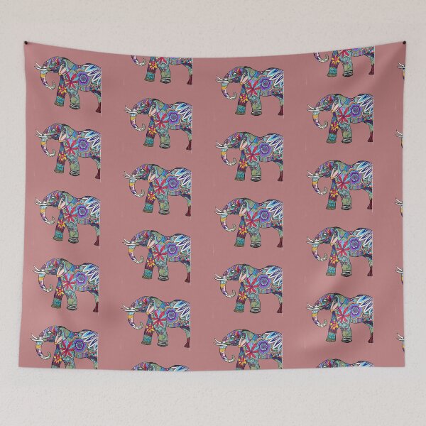 Item preview, Psychedelic Pachyderm  designed and sold by Alliecat Arts.