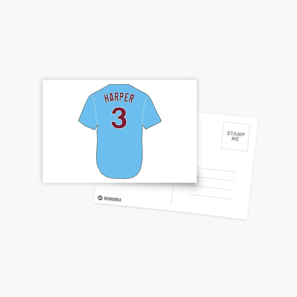 Bryce Harper Jersey  Art Board Print for Sale by athleteart20