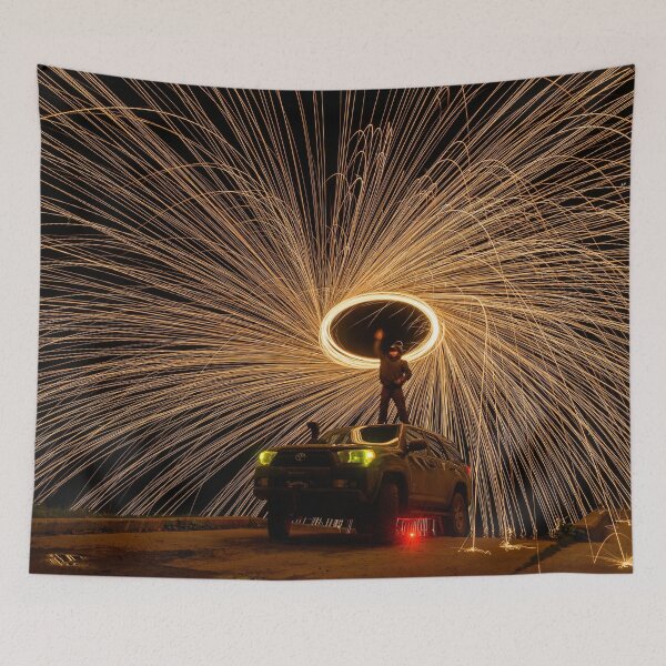 Item preview, He's on fire light painting designed and sold by RezieMart.