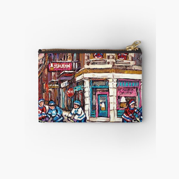 Item preview, MONTREAL MEMORIES ST. AUBIN ICE CREAM SHOP ORIGINAL CANADIAN ART designed and sold by Carole  Spandau.