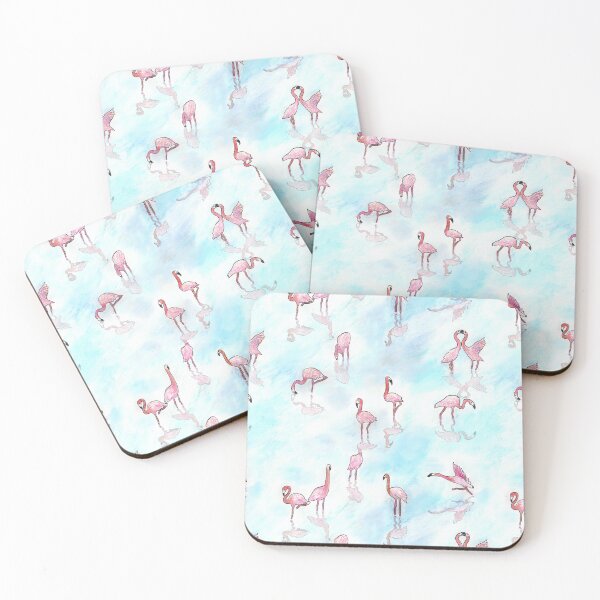 Artikelvorschau, Flamingos an einem klaren Tag entworfen und verkauft von awwpaper.