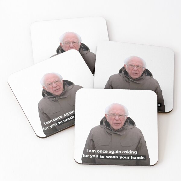 Item preview, Bernie: I Am Once Again Asking You To WASH YOUR HANDS designed and sold by lyneprints.