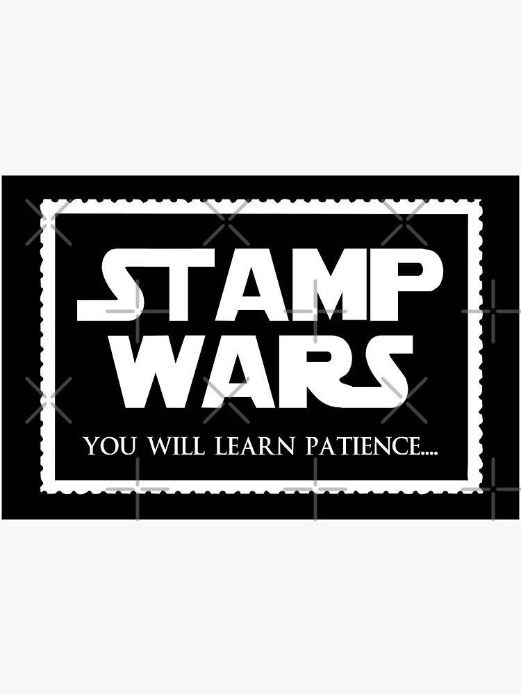 "Postage Stamp Collecting Humor for philatelists" Sticker for Sale by