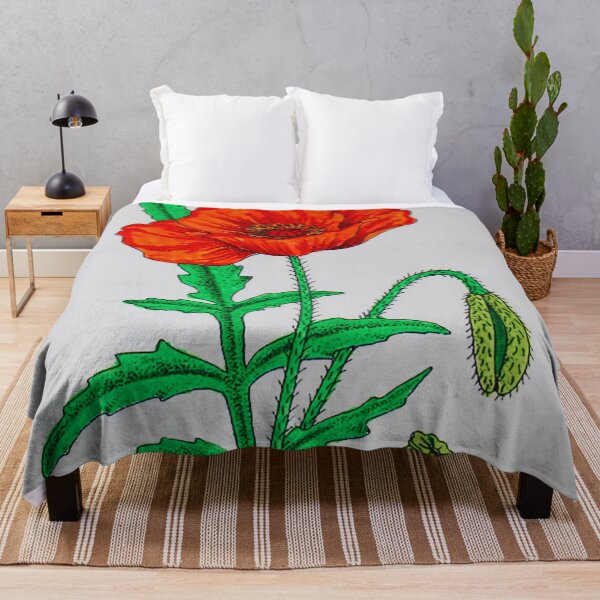 Item preview, Red poppy flower designed and sold by Mark J Dunn.