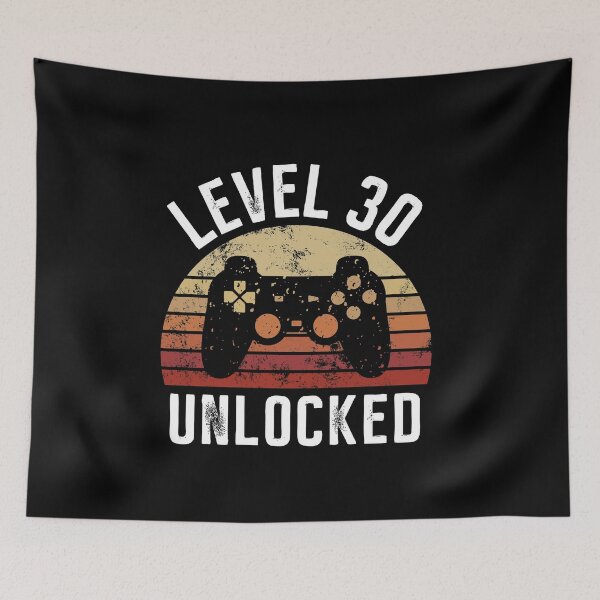 Artikelvorschau, Level 30 Unlocked Shirt Video Gamer 30. Geburtstag Geschenke T-Shirt entworfen und verkauft von reallsimplelife.
