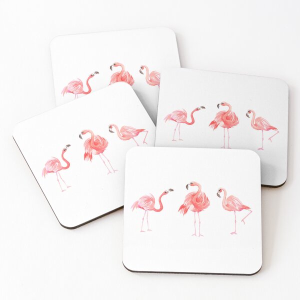 Item preview, Dance Flamingo and Pink watercolor designed and sold by Collagedream.