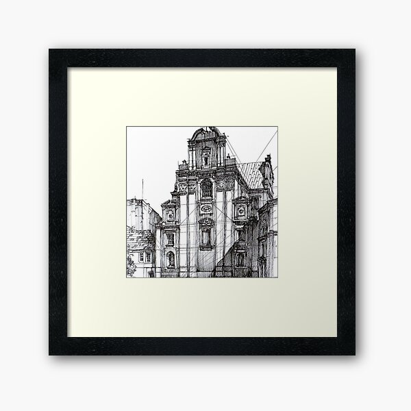 Architectural Framed Prints Redbubble