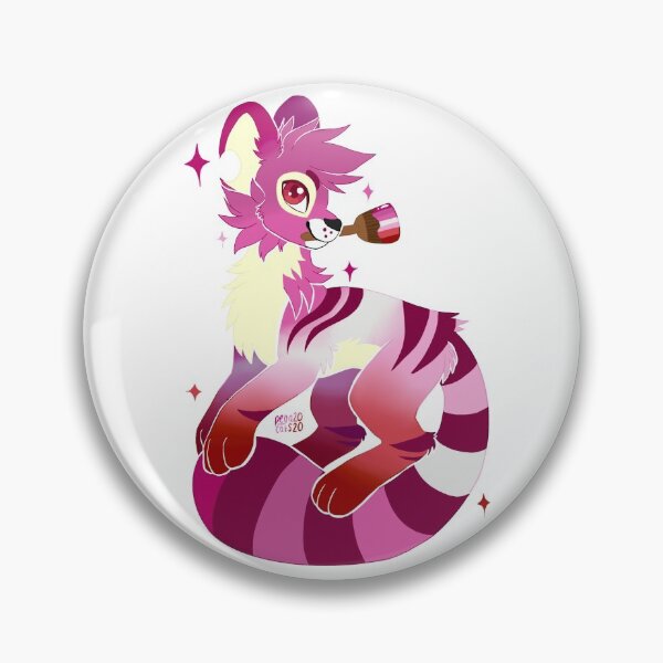 Item preview, Neopets Kougra Lesbian Pride designed and sold by pegacat.