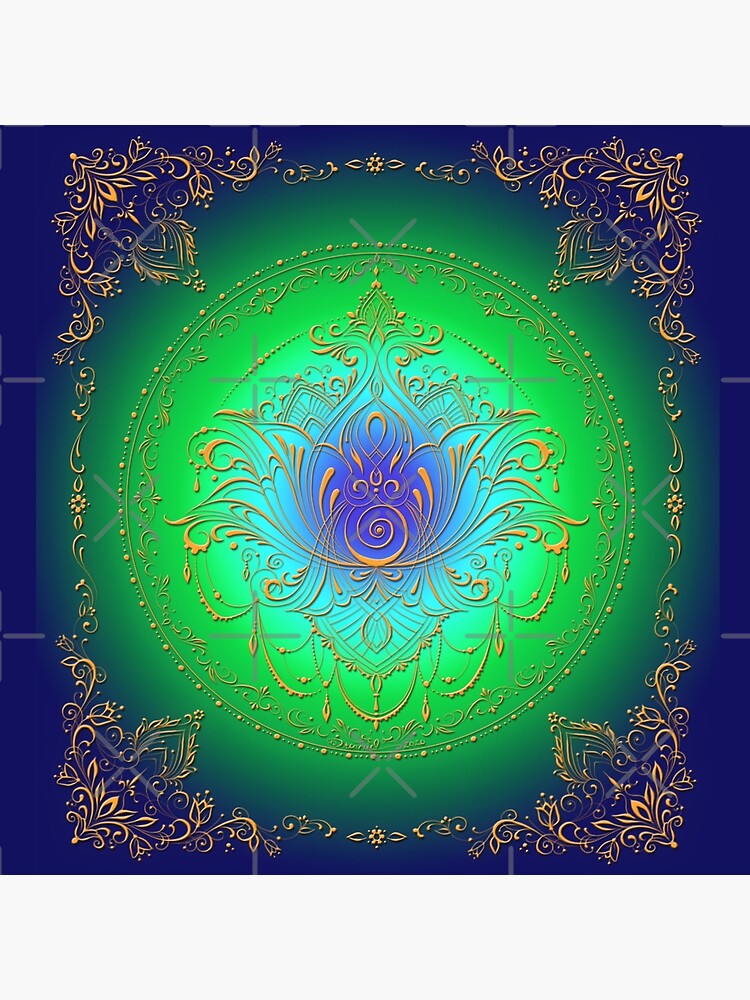 Lotus Goddess in Blue/Green by dreamie09