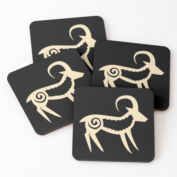 Item preview, Goat (or sheep) Glyph (cream) designed and sold by Argent Whiskers.