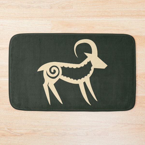 Item preview, Goat (or sheep) Glyph (cream) designed and sold by Argent Whiskers.