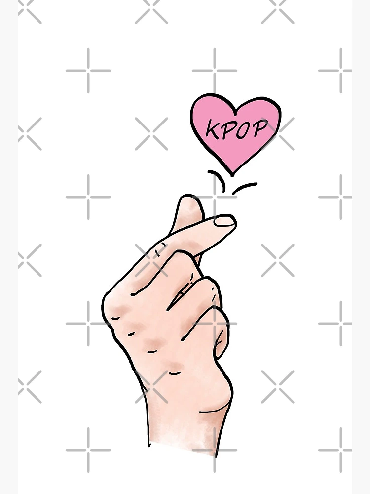 Finger Heart Sticker – allkpop THE SHOP