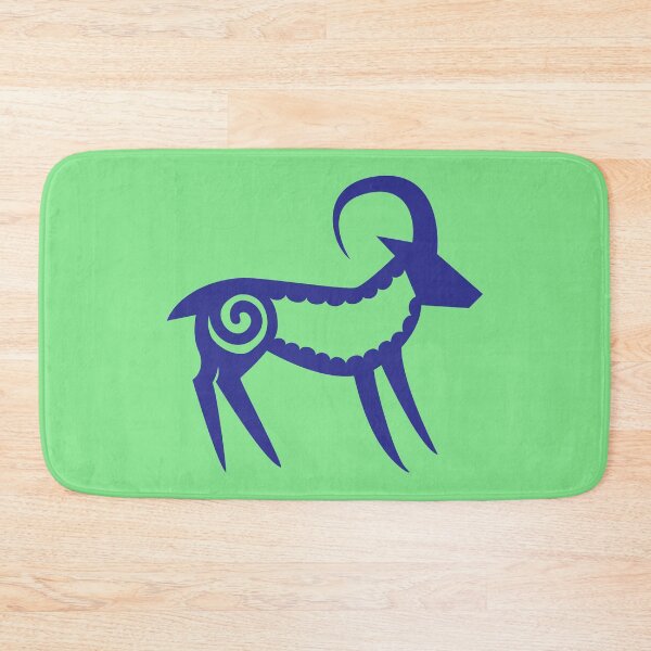 Item preview, Goat (or sheep) Glyph (blue) designed and sold by Argent Whiskers.
