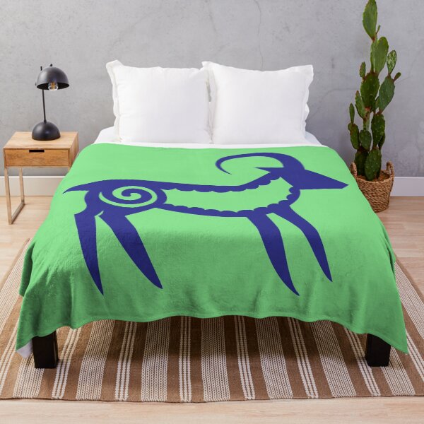 Item preview, Goat (or sheep) Glyph (blue) designed and sold by Argent Whiskers.