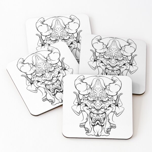 Item preview, Oni (B&W) designed and sold by Classy Pug.