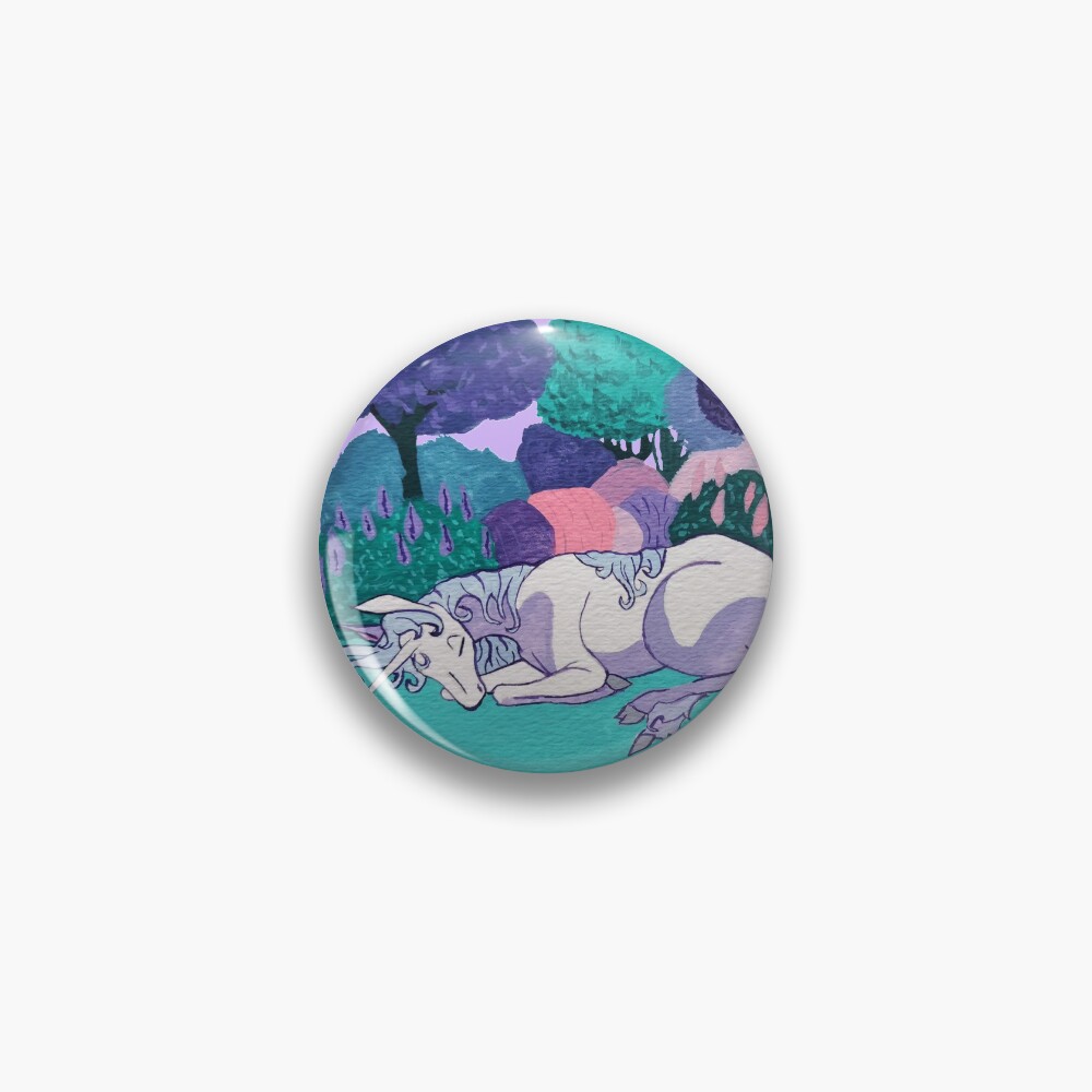 Sleeping Unicorn Pin