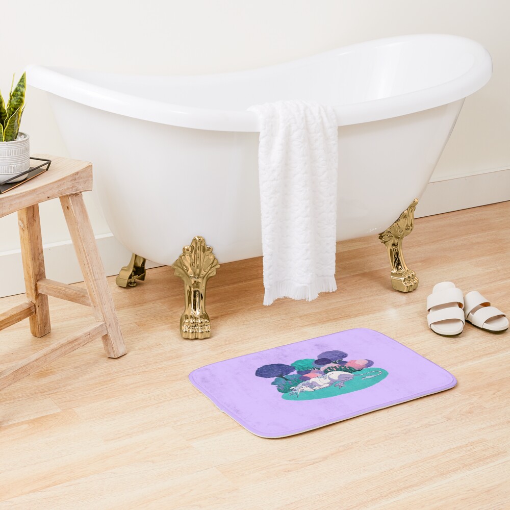 Sleeping Unicorn Bath Mat