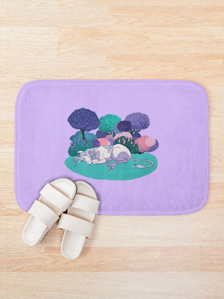 Alternate view of Sleeping Unicorn Bath Mat