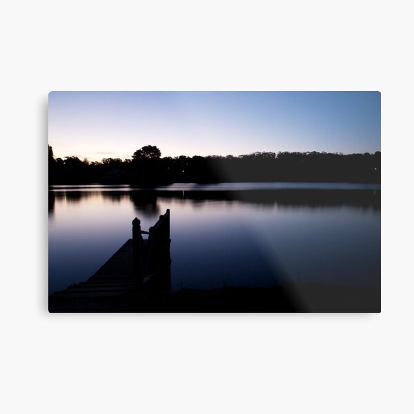Dusk over Lake Daylesford Metal Print