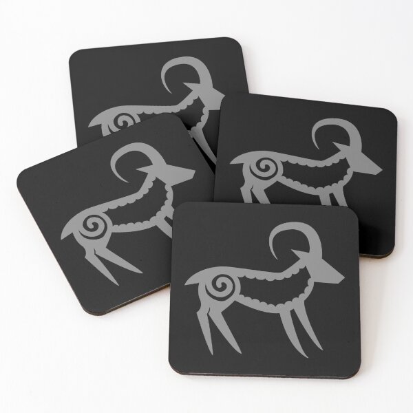 Item preview, Goat (or sheep) Glyph (gray) designed and sold by Argent Whiskers.