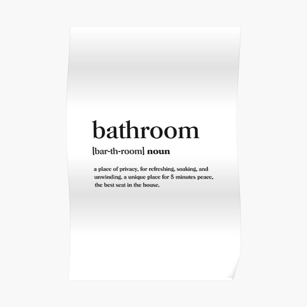 Vintage Dictionary Art Print The Best Seat in the House Funny Toilet Loo Poster