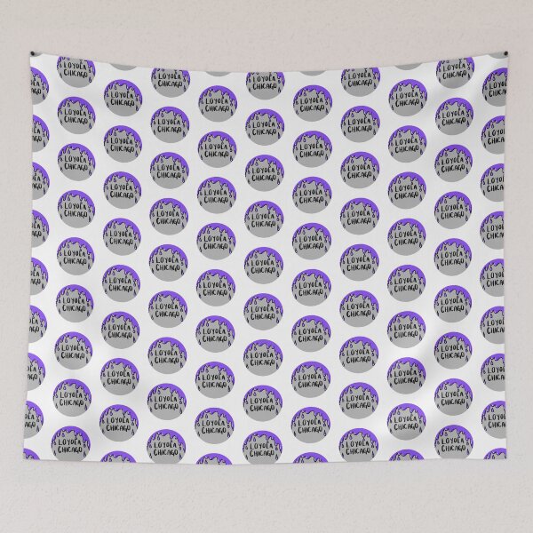 Item preview, Loyola University Chicago Drip Graphic, Purple and Grey  designed and sold by roseliliana.