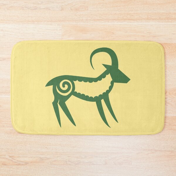 Item preview, Goat (or sheep) Glyph (green) designed and sold by Argent Whiskers.