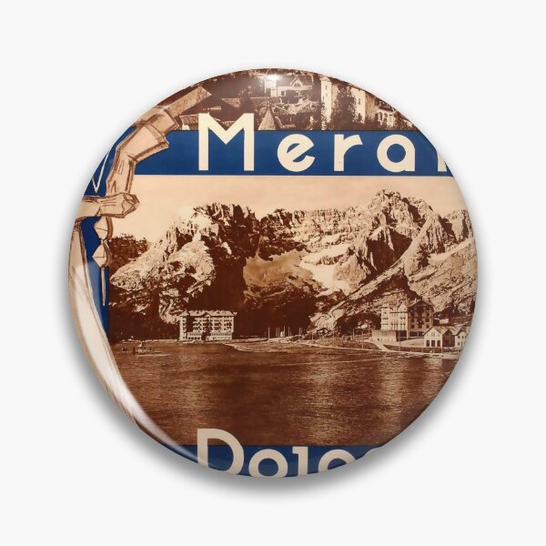 Item preview, Merano Dolomites vintage travel poster designed and sold by stickart-marek.