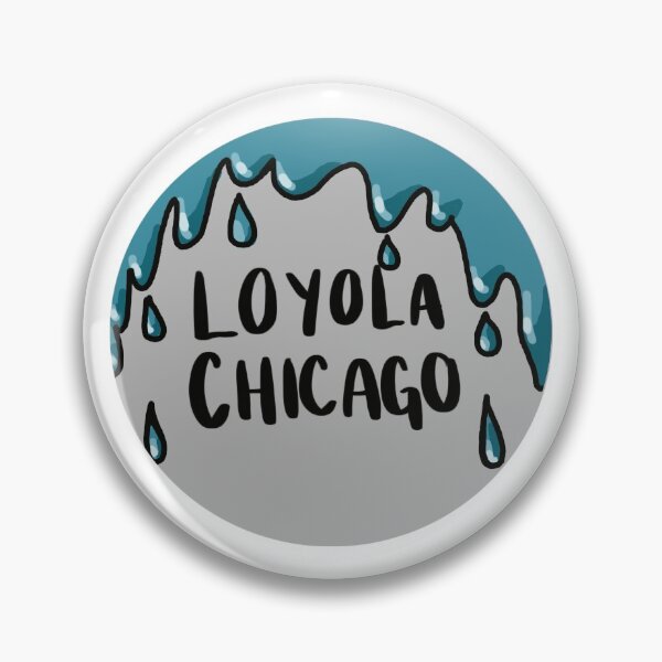 Item preview, Loyola University Chicago Drip Graphic, Blue and Grey  designed and sold by roseliliana.