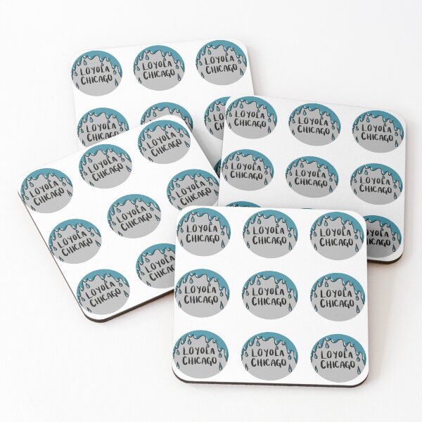 Item preview, Loyola University Chicago Drip Graphic, Blue and Grey  designed and sold by roseliliana.