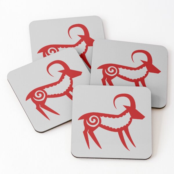 Item preview, Goat (or sheep) Glyph (red) designed and sold by Argent Whiskers.