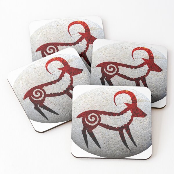 Item preview, Goat (or sheep) Petroglyph designed and sold by Argent Whiskers.