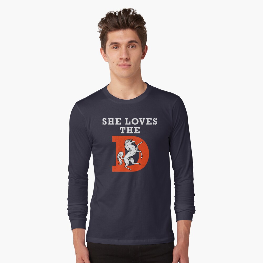 She Loves The D Denver Football Essential T-Shirt for Sale by