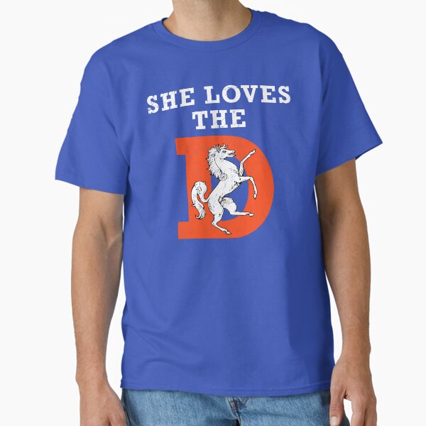 Item preview, She Loves The D Denver Football designed and sold by doiron3525.