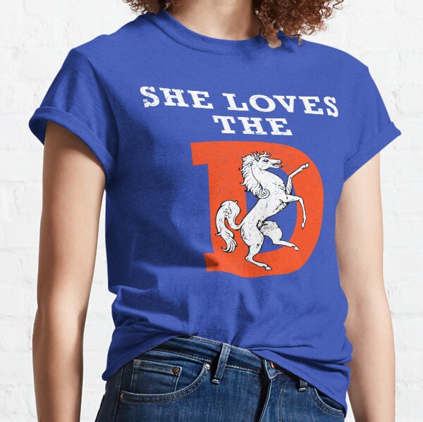Item preview, She Loves The D Denver Football designed and sold by doiron3525.