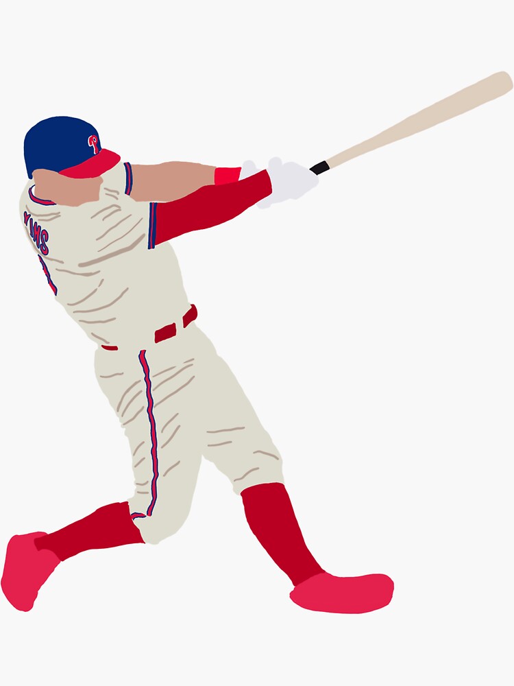 Rhys Hoskins Bat Slam - Rhys Hoskins - Sticker