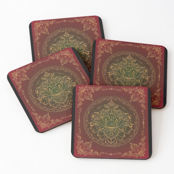 Item preview, Lotus Goddess in Deep Red and Green designed and sold by dreamie09.