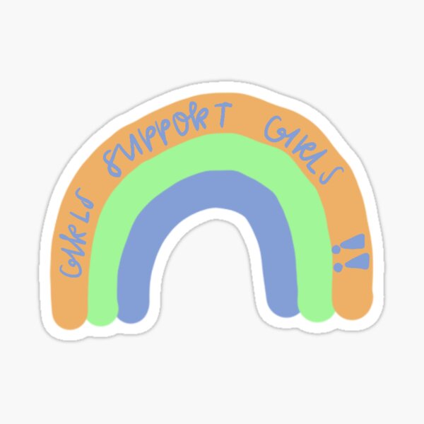 Item preview, Girls Support Girls Rainbow designed and sold by Annika Larson.
